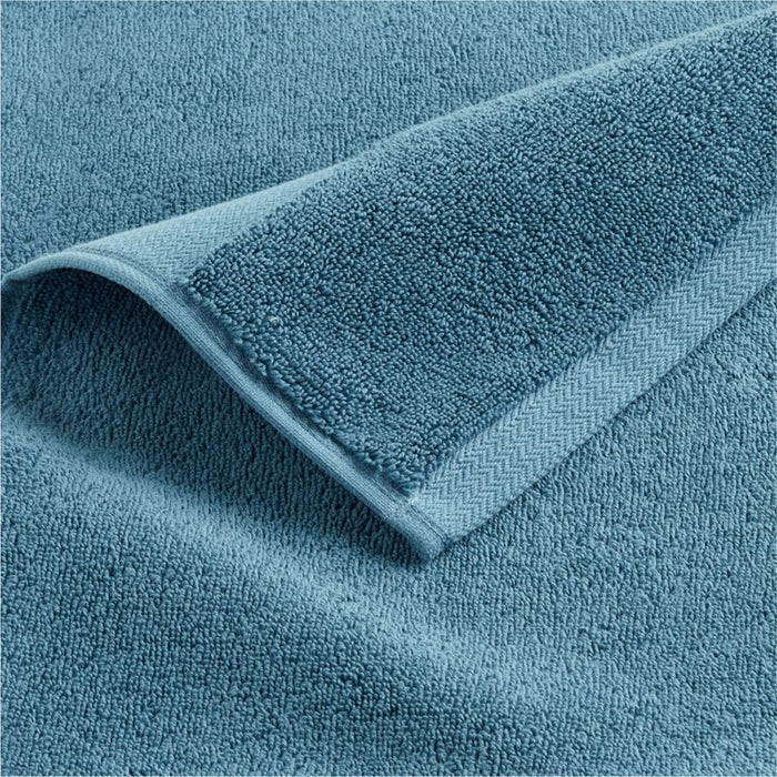 Organic Turkish Cotton Spa Blue Hand Towel