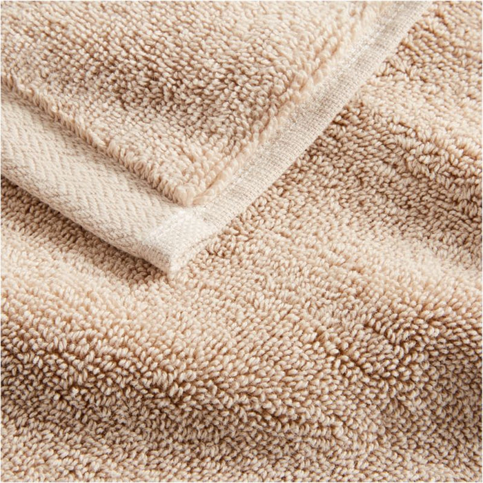 Organic Turkish Cotton Taupe Hand Towel