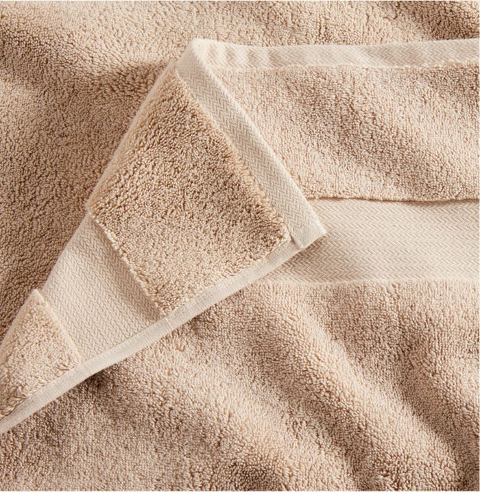 Organic Turkish Cotton Taupe Hand Towel
