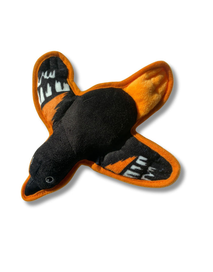 ORIOLE BIRD PLUSH DOG TOY ROUTE ONE APPAREL