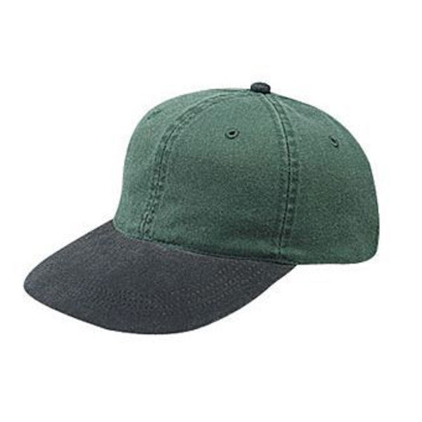 Otto Cap Kids Two Tone Garment Wash Cap in Black - Full View