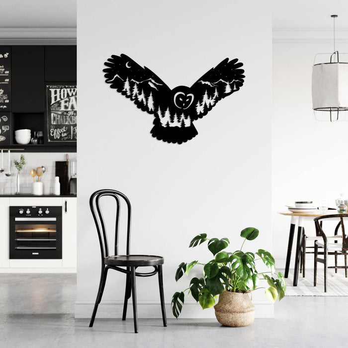 Owl - Metal Wall Art - MetalPlex