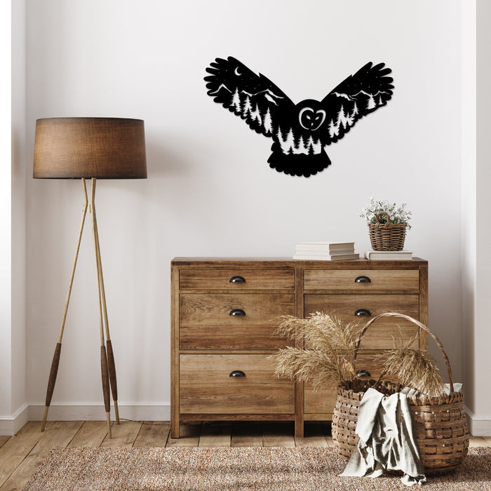 Owl - Metal Wall Art - MetalPlex