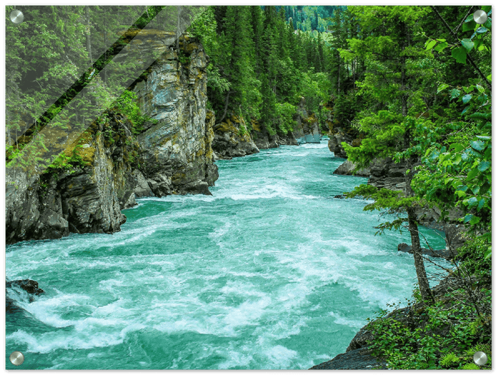 Pacific Northwest River - Print - MetalPlex