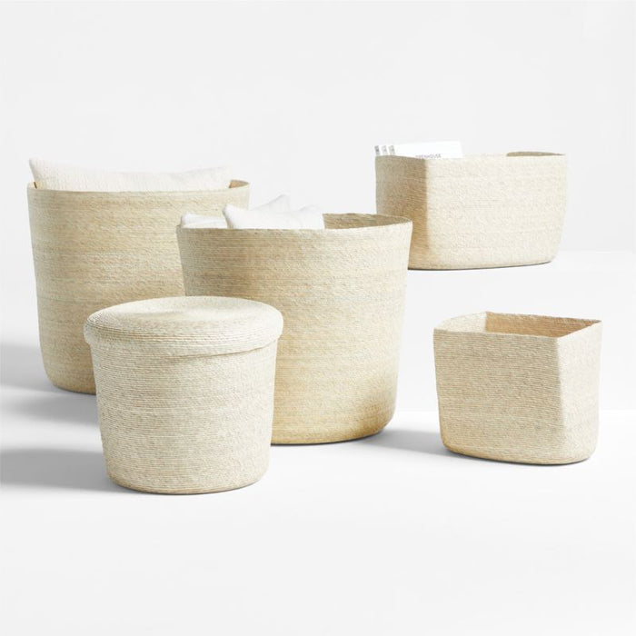 Palmera Extra-Large Woven Blanket Basket