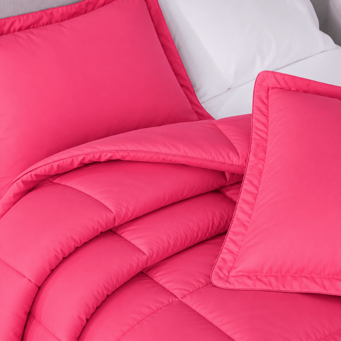 Passion Pink Oversized Comforter Set