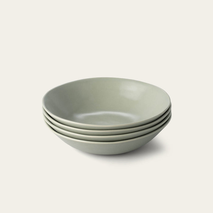 Pasta bowls dinnerware by Fable Home, shown in a beachgrassgreen finish. – #beachgrassgreen