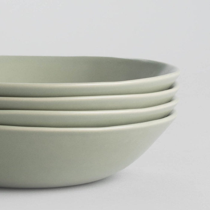 Pasta bowls dinnerware by Fable Home, shown in a beachgrassgreen finish. – #beachgrassgreen