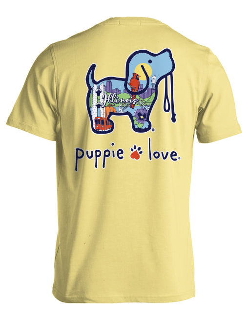 PASTEL ILLINOIS PUP PUPPIE LOVE