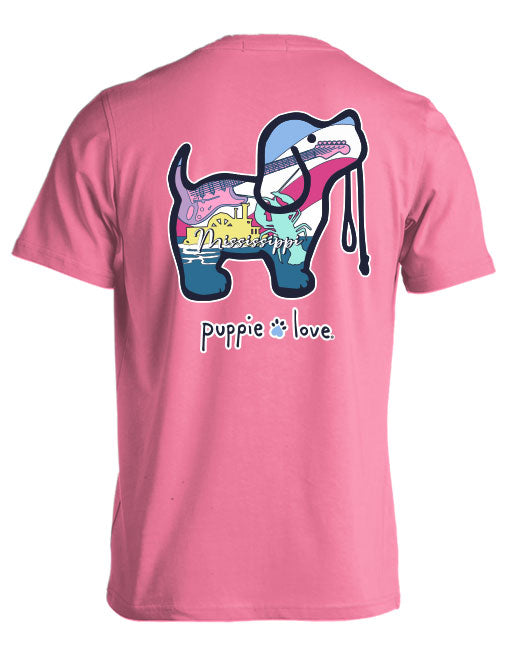 PASTEL MISSISSIPPI PUP PUPPIE LOVE