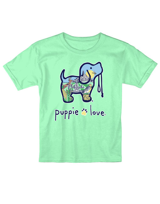 PASTEL NEBRASKA PUP, YOUTH SS PUPPIE LOVE