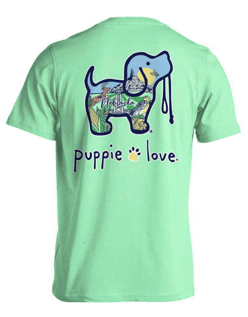 PASTEL NEBRASKA PUP PUPPIE LOVE