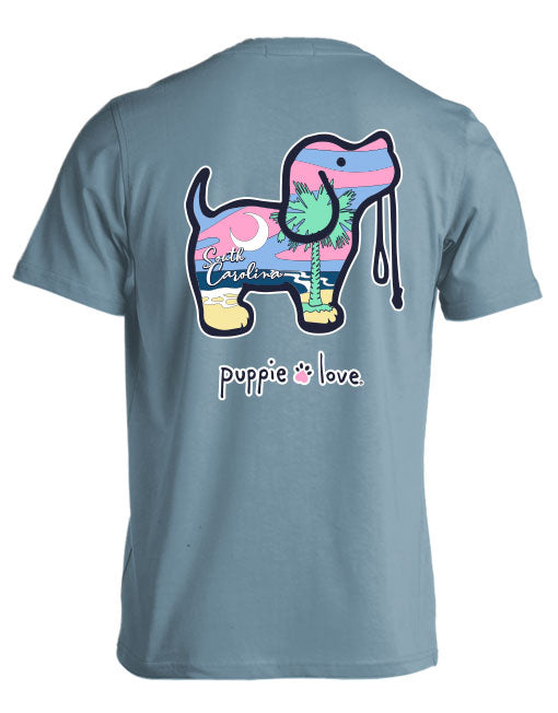 PASTEL SOUTH CAROLINA PUP PUPPIE LOVE