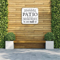 Patio Memories Sign - Print - MetalPlex