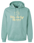 PAWSITIVELY BLESSED PUP, ADULT HOODIE PUPPIE LOVE