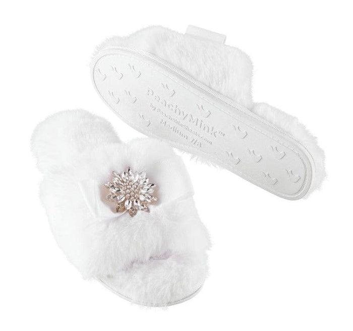 PeachSkinSheets x PeachyMink™ Faux Fur Slipper Set