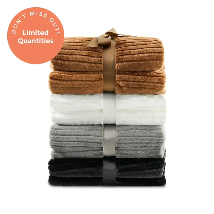 PeachSkinSheets X PeachyMink™ Oversized Throw Blanket