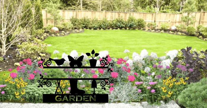 Personalized Garden Sign - Metal Art - MetalPlex