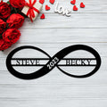 Personalized Infinity Love Sign - Metal Wall Art - MetalPlex