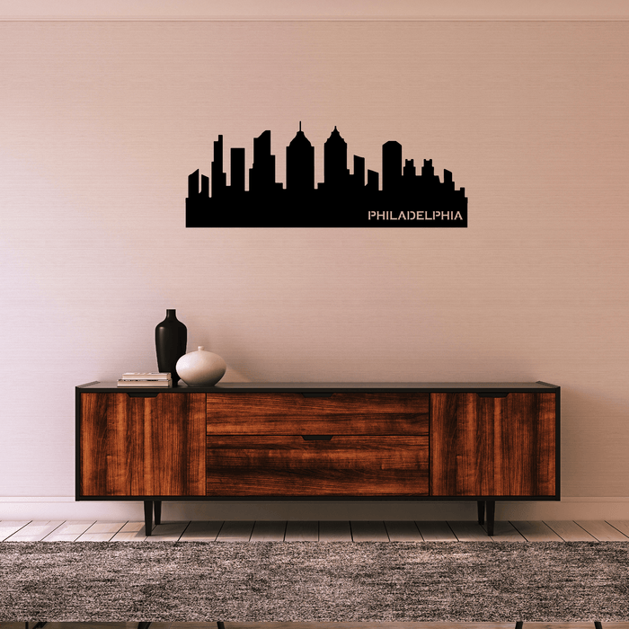 Philadelphia Skyline - Metal Wall Art - MetalPlex