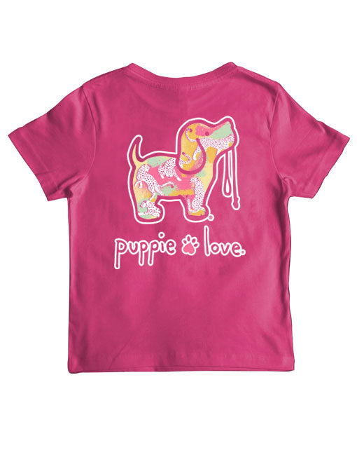 PINK LEOPARD PUP, YOUTH SS PUPPIE LOVE