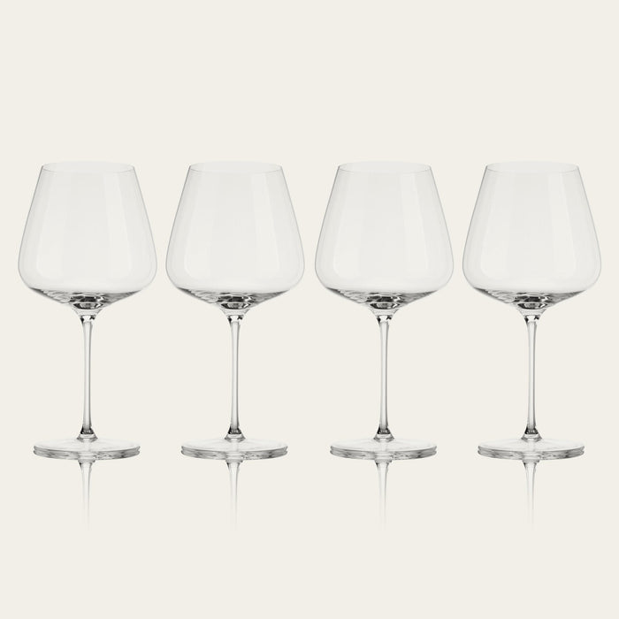 Pinot noir glasses pro glassware by Fable Home, shown in a clear finish. – #clear