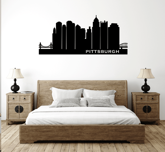 Pittsburgh Skyline - Metal Wall Art - MetalPlex