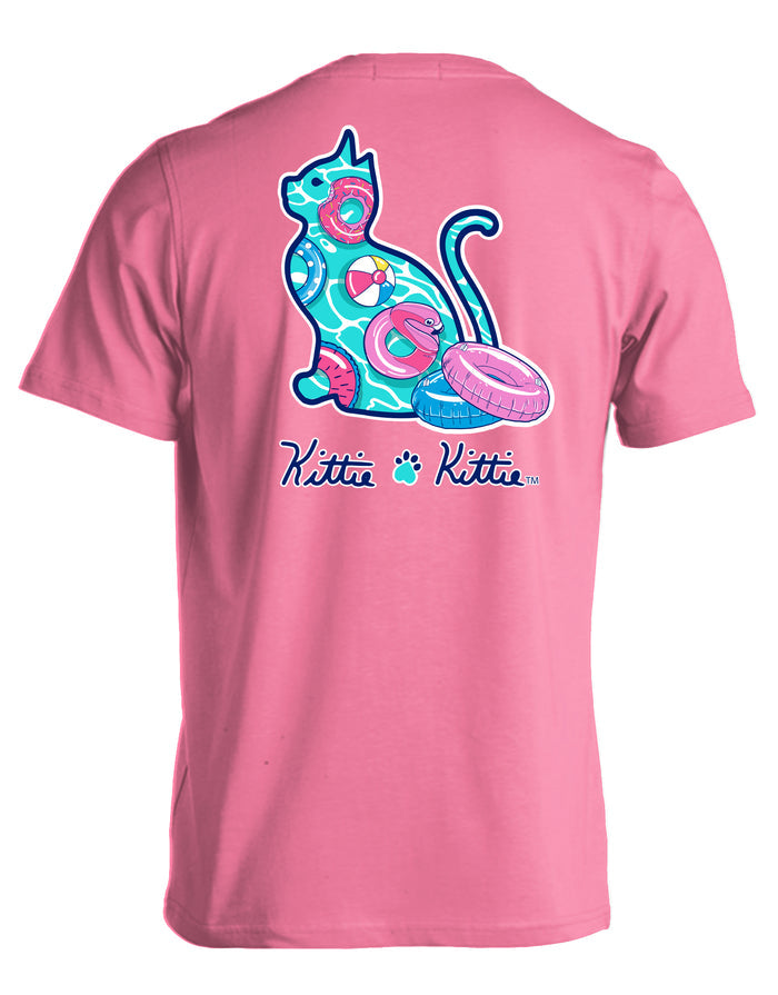 POOL FLOAT PATTERN KITTIE KITTIE KITTIE