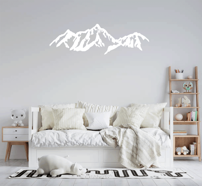 Presidential Mountains Range Metal Wall Art – New Hampshire White Mountains Wall Decor