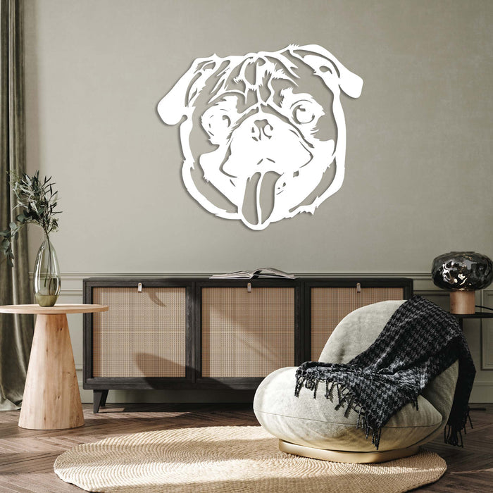 Pug - Metal Wall Art - MetalPlex