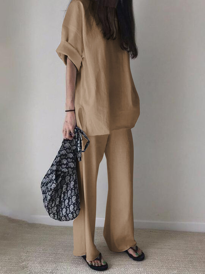 Pure Color Casual and Comfortable Suit