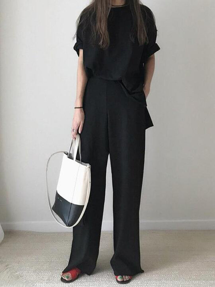Pure Color Casual and Comfortable Suit