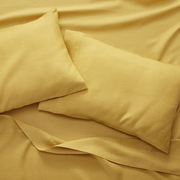 Pure Linen Amber Queen Sheet Set