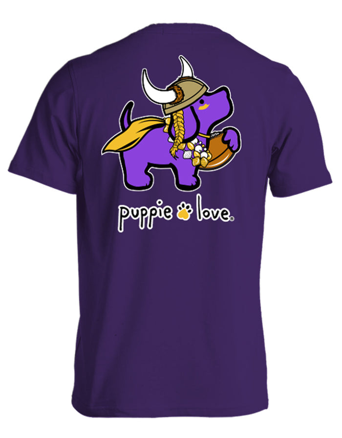 PURPLE AND GOLD MASCOT PUP PUPPIE LOVE