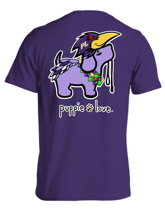 PURPLE MASCOT PUP PUPPIE LOVE