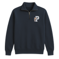 Quarter Zip Navy Sweatshirt