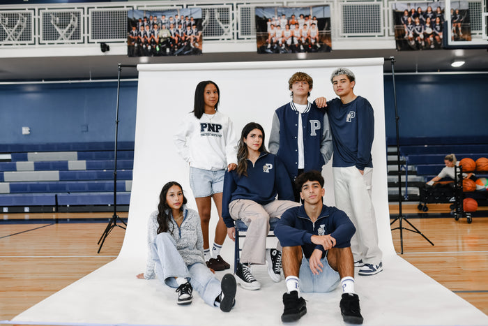 Quarter Zip Navy Sweatshirt