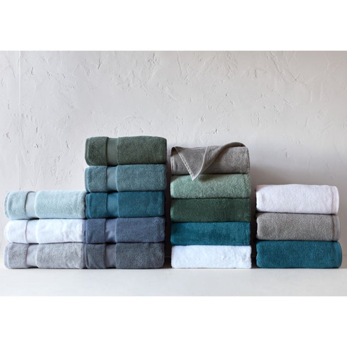 Quick-Dry White Organic Cotton Washcloth