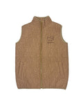 QUILTED VEST, CAMEL SUPER SALE PUPPIE LOVE