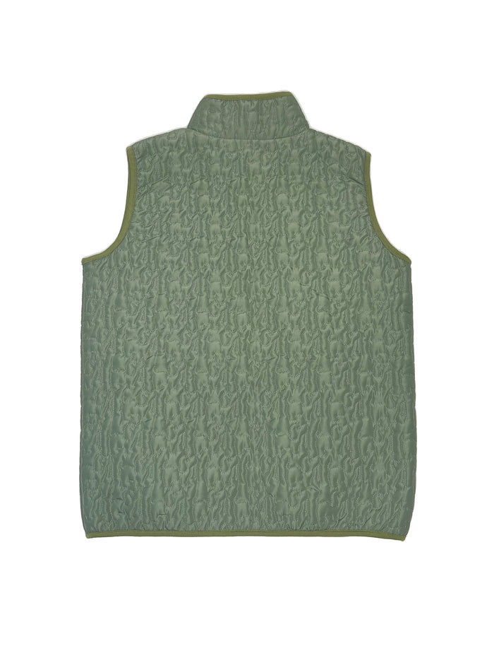 QUILTED VEST, OLIVE SUPER SALE PUPPIE LOVE