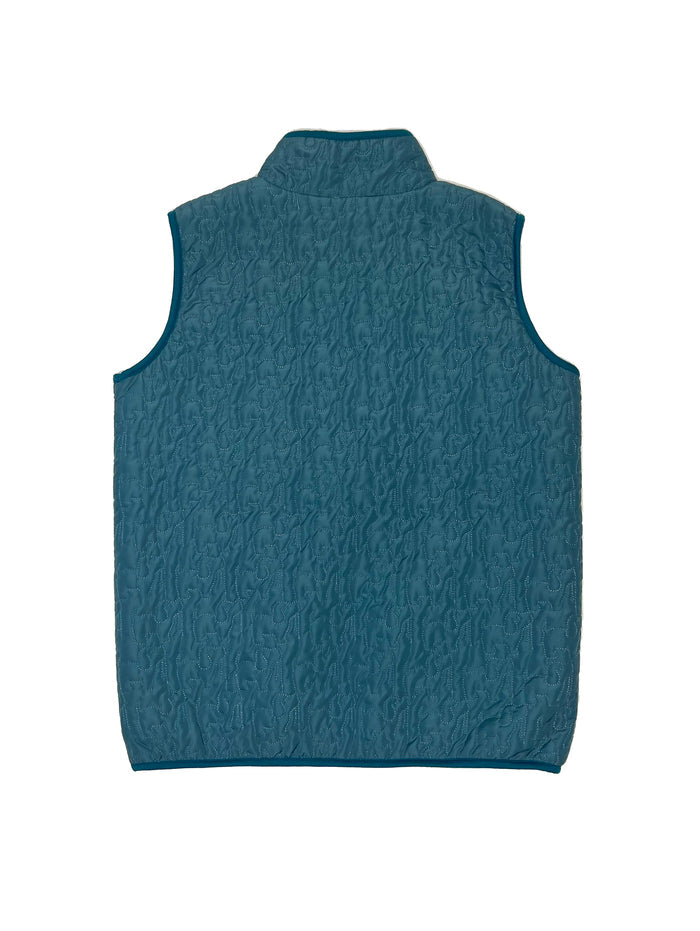 QUILTED VEST, TEAL SUPER SALE PUPPIE LOVE