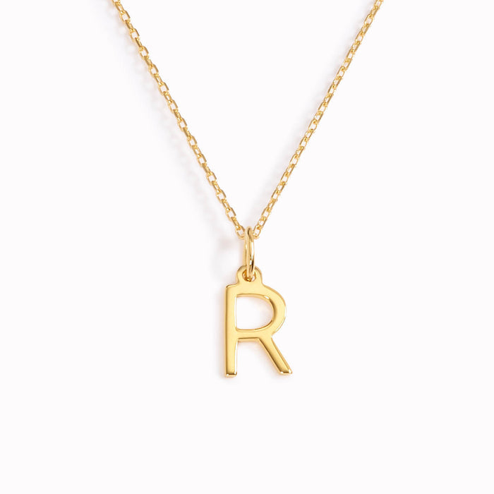 R, Gold Vermeil