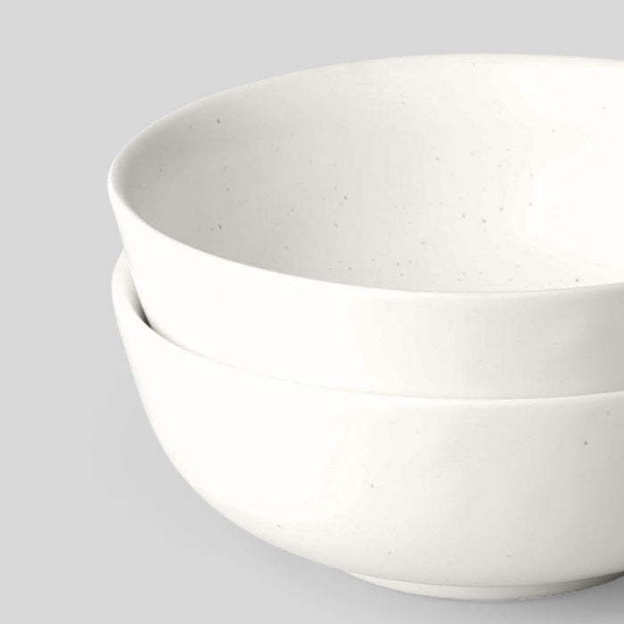 Ramen set bundles by Fable Home, shown in a speckledwhite/ashblack finish. – #speckledwhite/ashblack