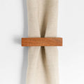 Rectangle Acacia Napkin Ring