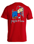 RED BROTHER PUP PUPPIE LOVE