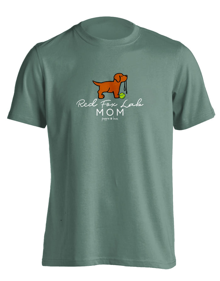 RED FOX LAB MOM PUPPIE LOVE