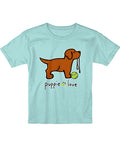RED FOX LAB PUP, YOUTH SS PUPPIE LOVE