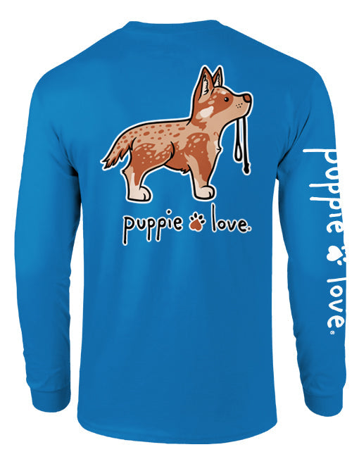 RED HEELER PUP, ADULT LS PUPPIE LOVE