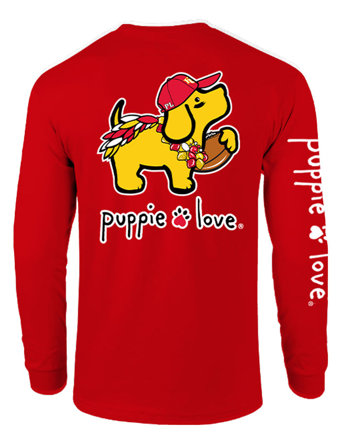 RED MASCOT PUP, ADULT LS PUPPIE LOVE