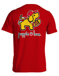RED MASCOT PUP PUPPIE LOVE